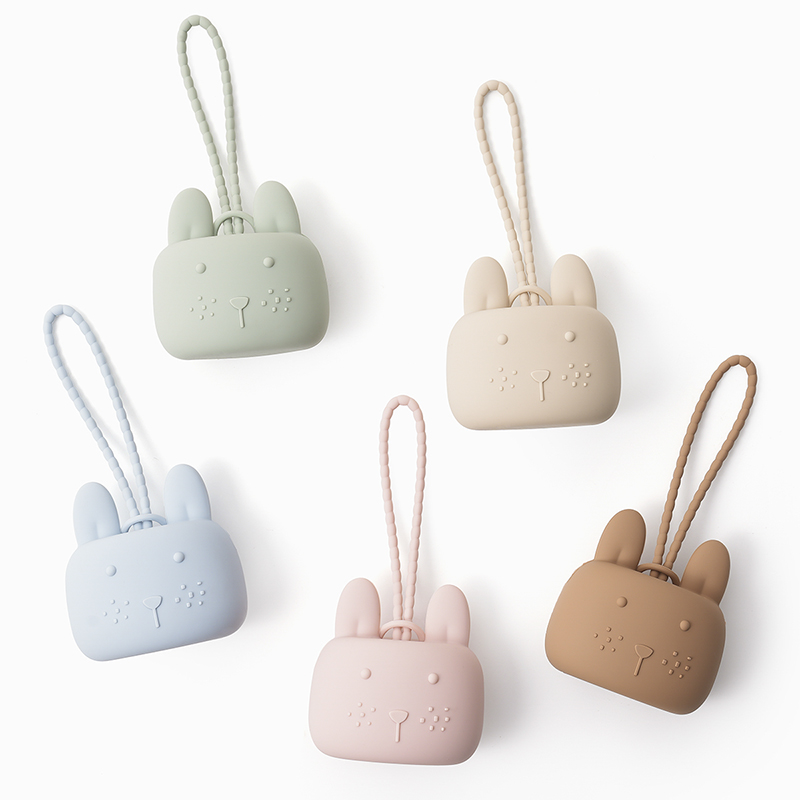 Pacifier Sterilizer Case - 1pc bebê silicone chupeta titular caso,
