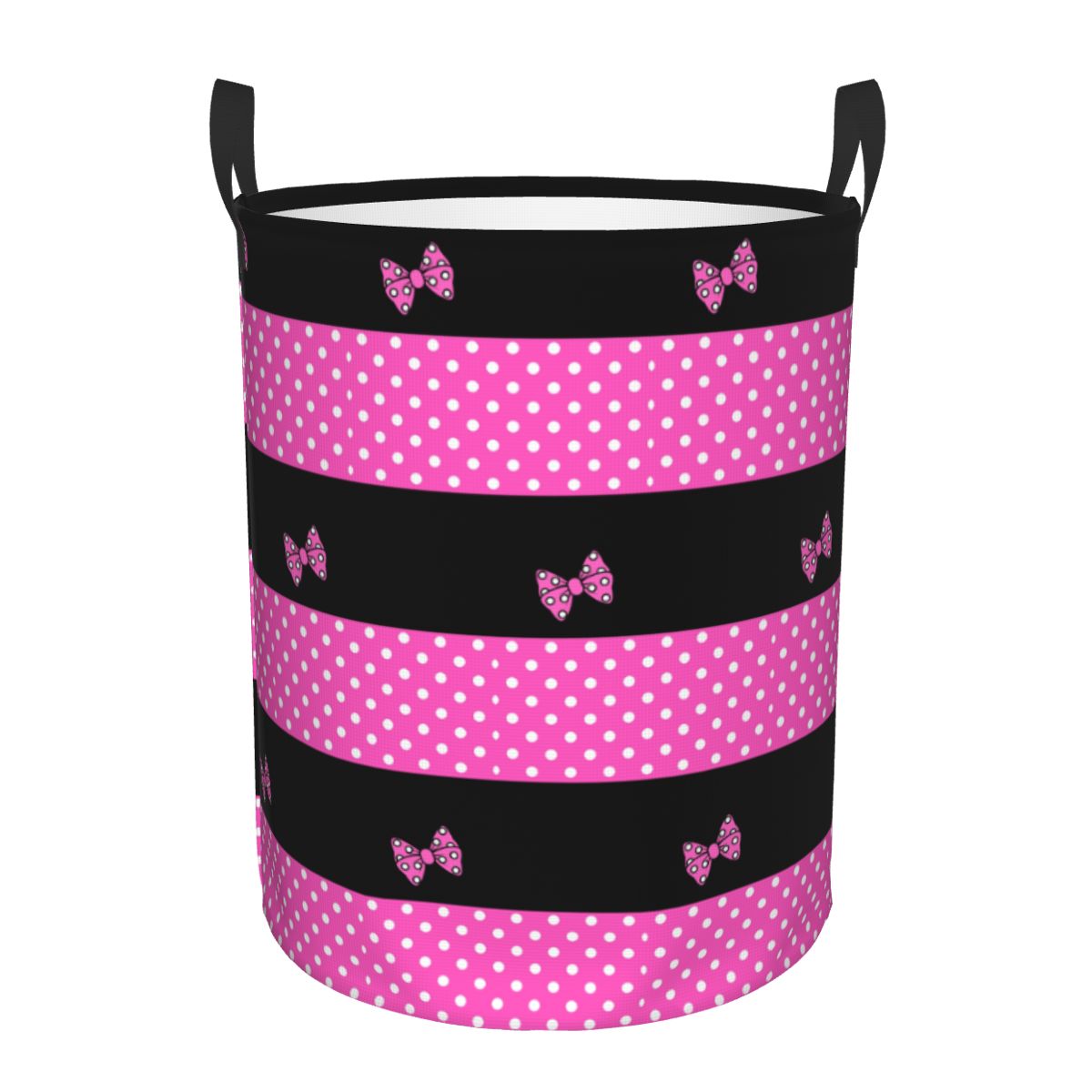 Baby Nursery Items - Minnie Polkadot Laundry Basket para crianças,