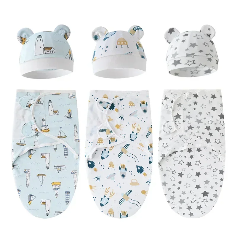 Baby Nursery Items - Bebê algodão swaddle cobertor 0-6 meses