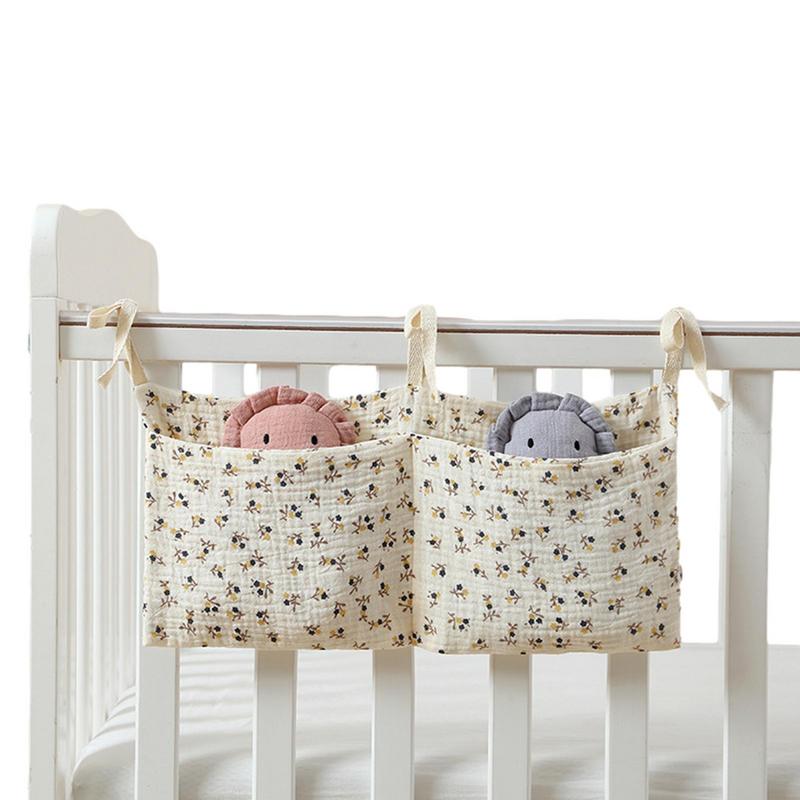 Baby Nursery Animal Prints - Organizador de berço de bebê, saco