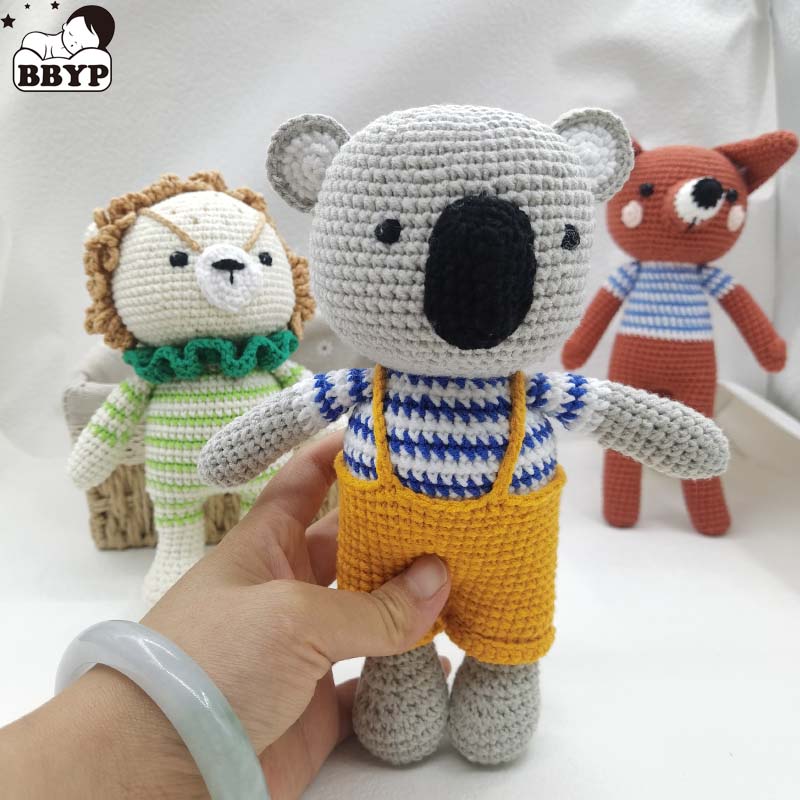 Baby Nursery Game - Bebê crochê recheado leão coala raposa