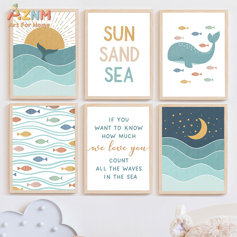 Baby Boy Nursery Quotes - Pôsteres e impressões de arte de