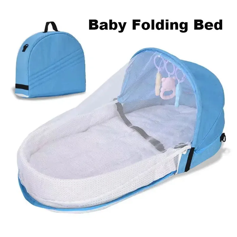 Baby Nursery Items - Cama de bebê conveniente dobrável anti