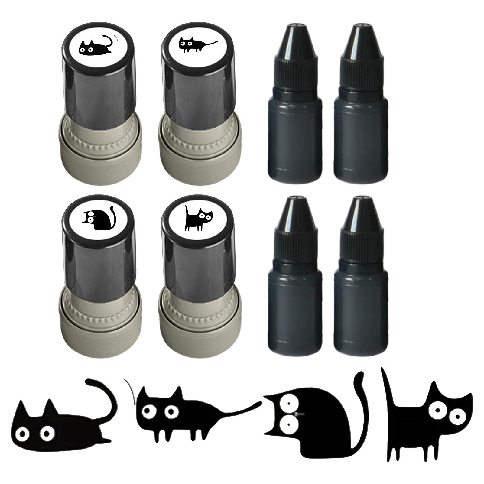 Footprint Ink Kit - Carimbos de Gato Autoentintados: Kit DIY