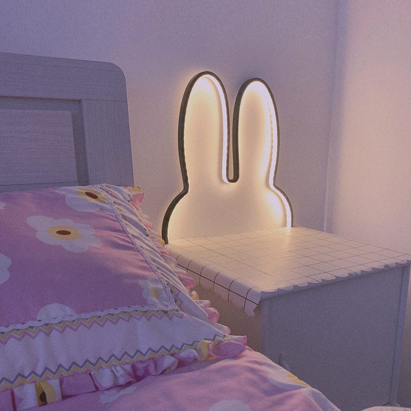 Baby Nursery Light - Bonito led coelho luzes de parede