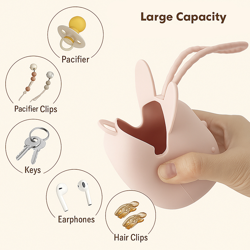 1pc bebê silicone chupeta titu - Pacifier Sterilizer Case avaliação e preço