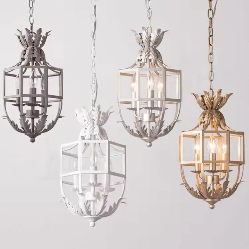 Lustre Retro Cinza/Dourado com - Baby Nursery Chandelier avaliação e preço