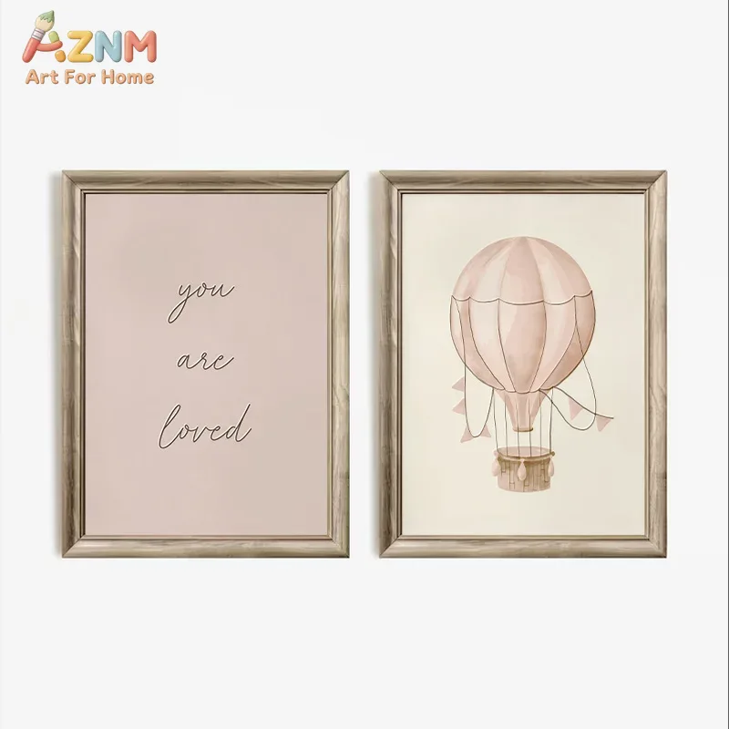 AZNM Boho Bunny Hot Air Balloo - Baby Nursery Vintage Decor avaliação e preço