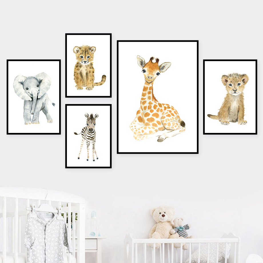 Elefante raposa zebra girafa l - Baby Nursery Elephant avaliação e preço