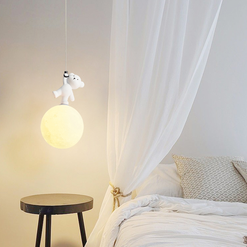 Bear Lamp for Nursery Room, Be - Baby Nursery Light Fixture avaliação e preço