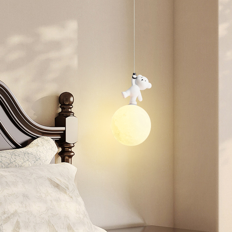 Bear Lamp for Nursery Room, Be - Baby Nursery Light Fixture avaliação e preço
