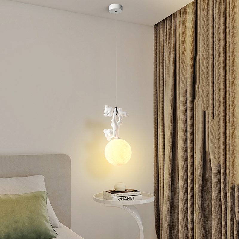 Bear Lamp for Nursery Room, Be - Baby Nursery Light Fixture avaliação e preço