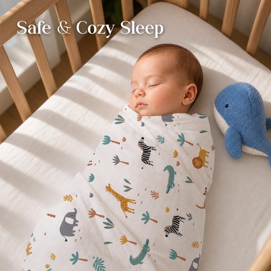 Kit com 3 Mantas de Musselina  - Baby Nursery Bedding avaliação e preço