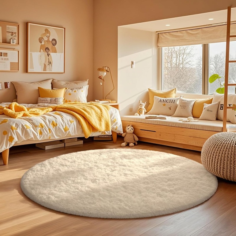 Tapete redondo branco creme ma - Baby Nursery Game avaliação e preço