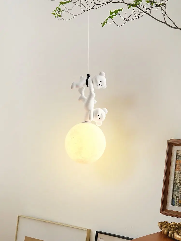 Luminária de Urso em Resina pa - Baby Nursery Light Fixture avaliação e preço
