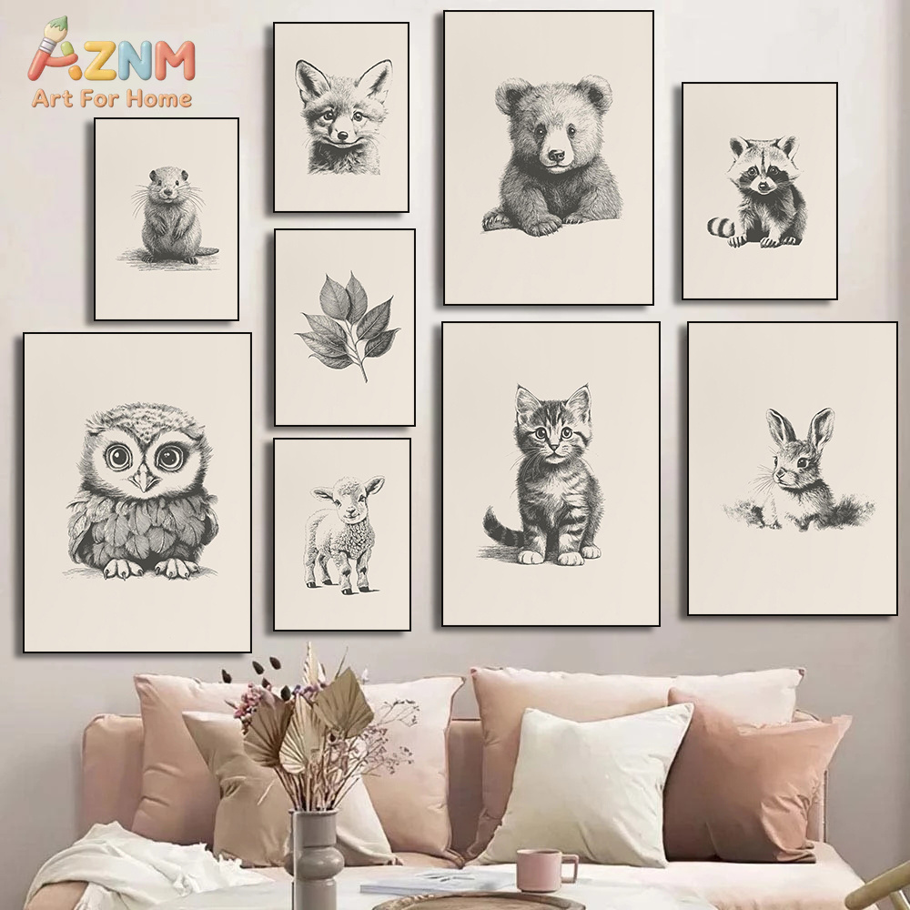 AZNM Quadro Decorativo Vintage - Baby Nursery Vintage Decor avaliação e preço