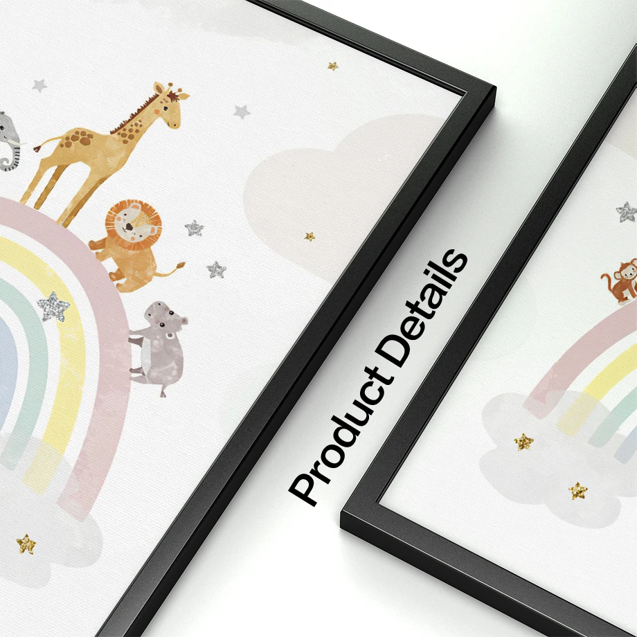Pôsteres e impressões nórdicas - Baby Nursery Elephant avaliação e preço