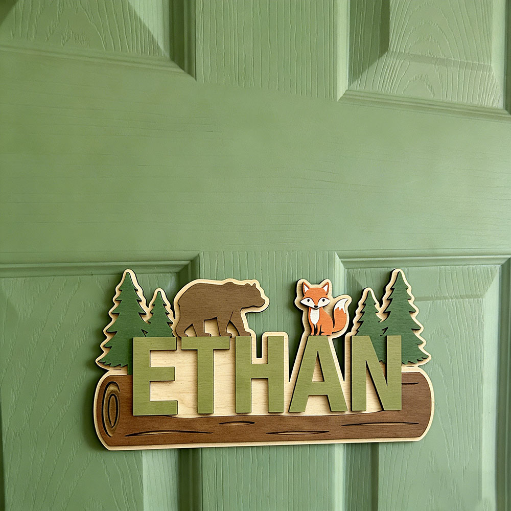 Placa de Madeira Personalizada - Baby Nursery Decorations avaliação e preço
