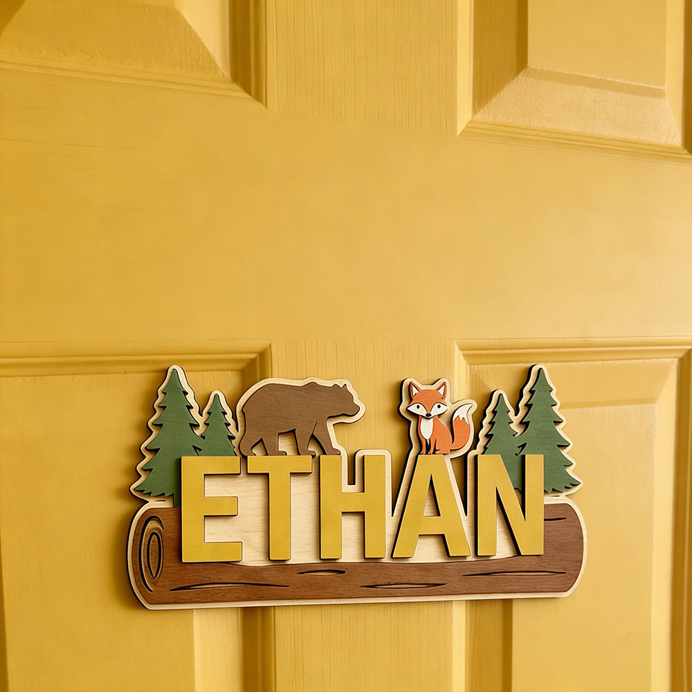 Placa de Madeira Personalizada - Baby Nursery Decorations avaliação e preço