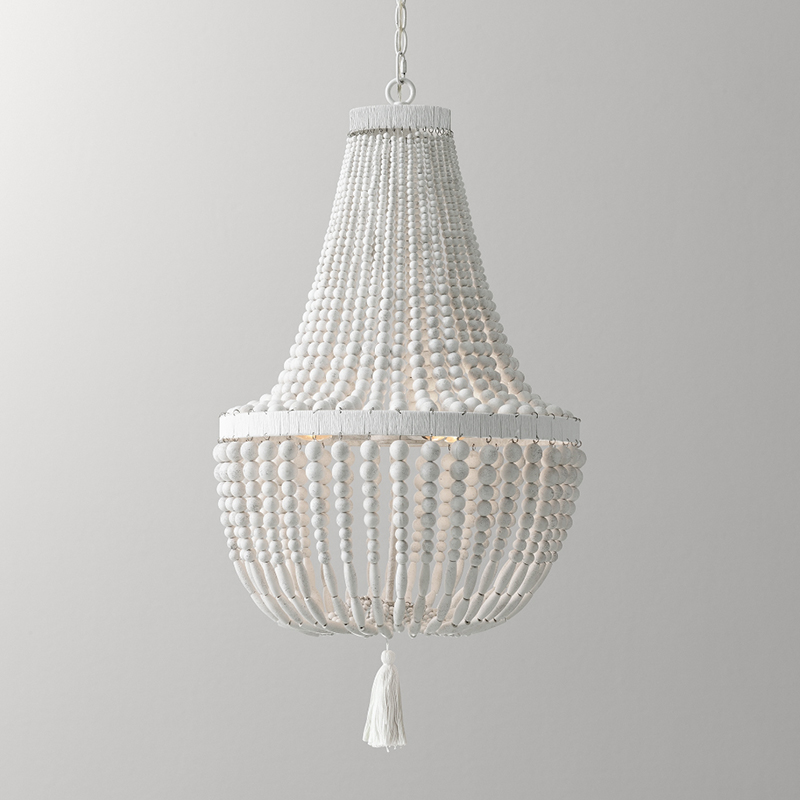 Lustre suspenso de contas de m - Baby Nursery Chandelier avaliação e preço
