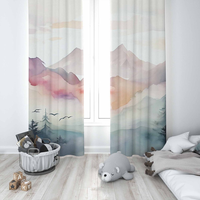 Cortina de berçário de florest - Baby Nursery Curtains avaliação e preço