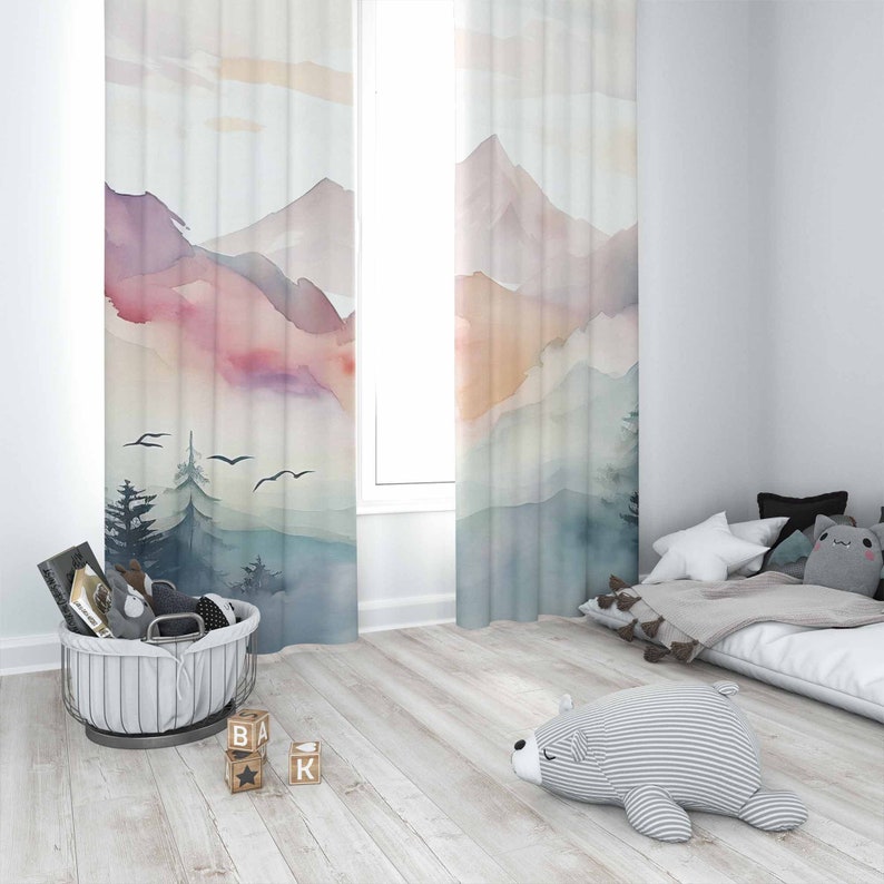 Cortina de berçário de florest - Baby Nursery Curtains avaliação e preço