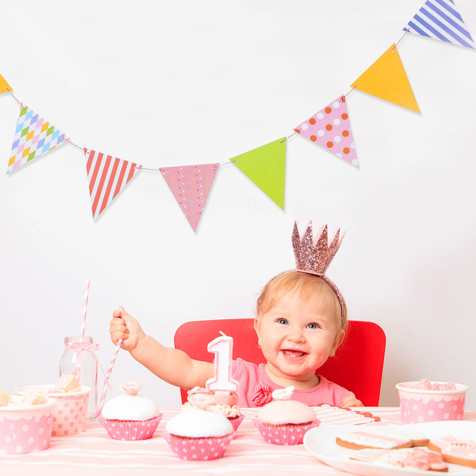 Guirlanda de Bandeirinhas de P - Baby Nursery Garland avaliação e preço