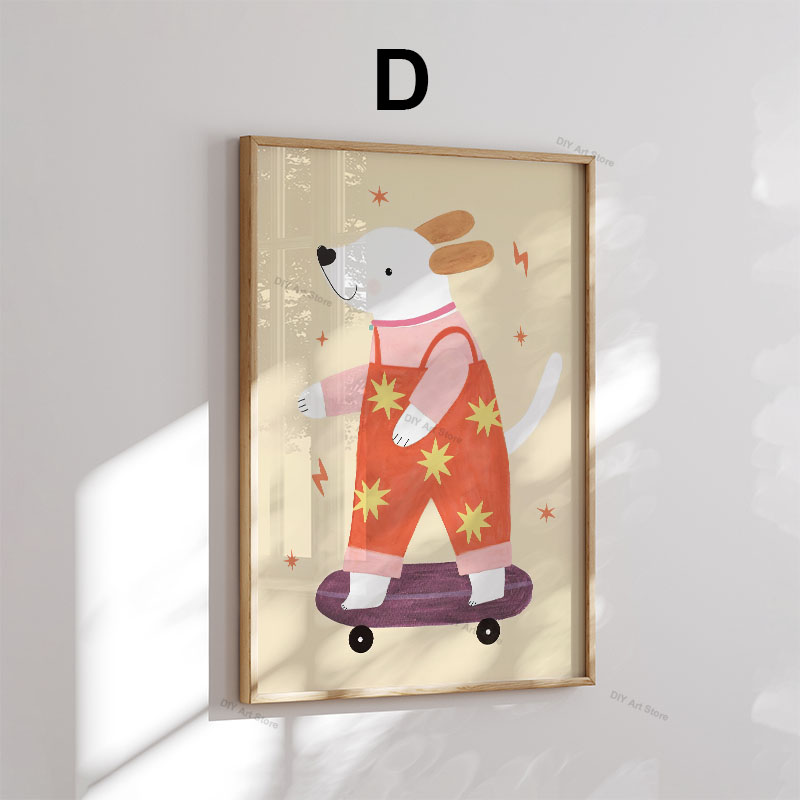 Arte de Parede Divertida com A - Baby Nursery Animal Prints avaliação e preço