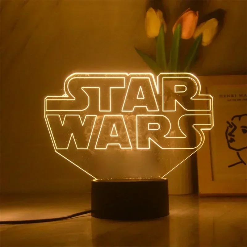 Lâmpada 3D de Anime Cartoon Yo - Baby Yoda Nursery avaliação e preço