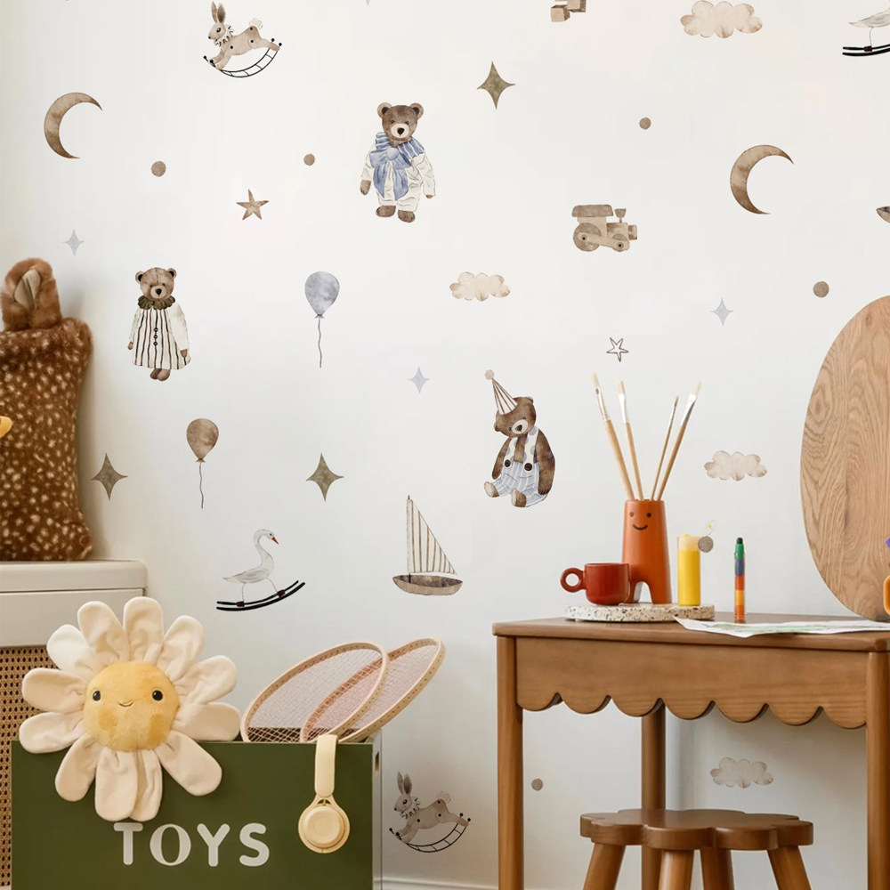 Adesivos de Parede Boho Vintag - Baby Nursery Vintage Decor avaliação e preço
