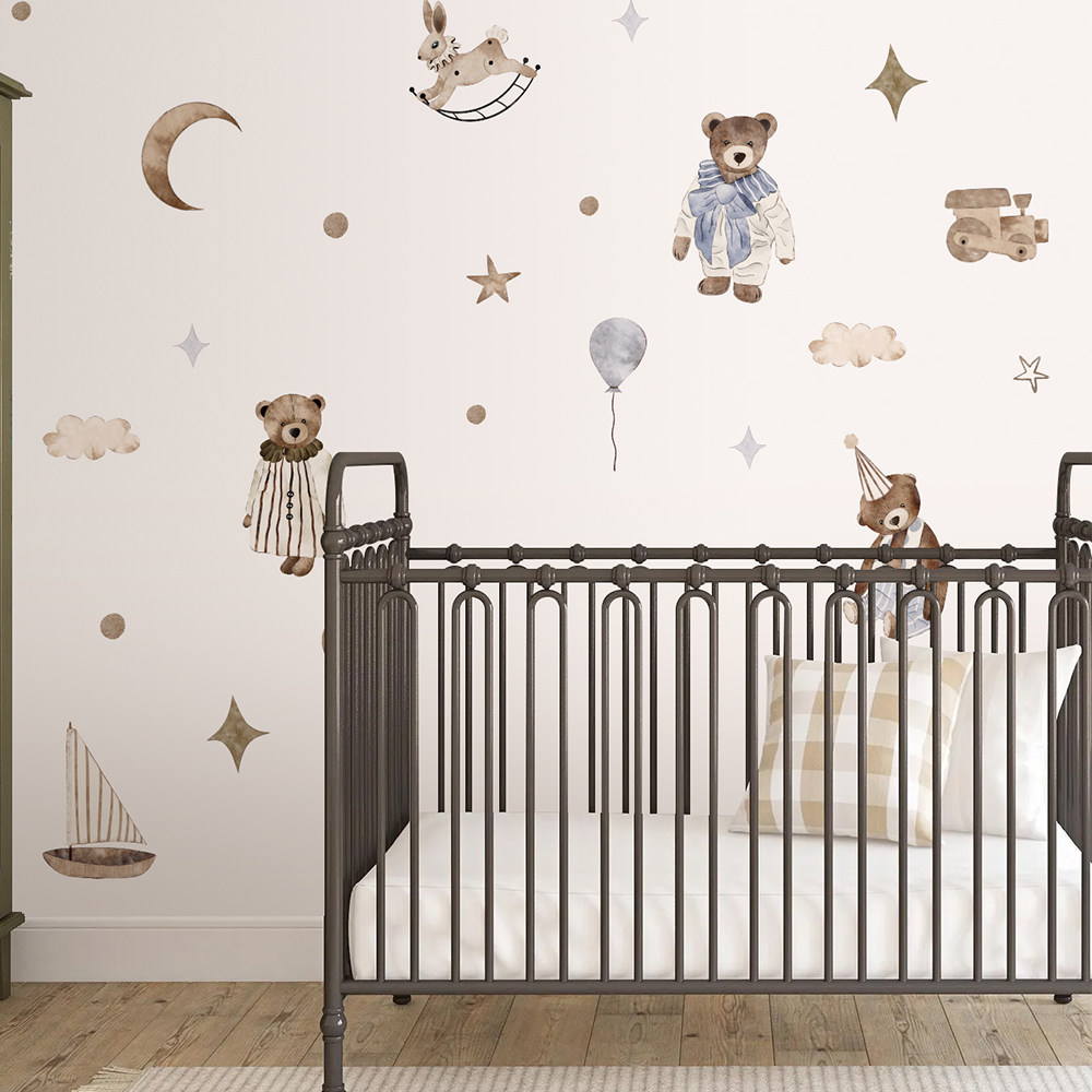 Adesivos de Parede Boho Vintag - Baby Nursery Vintage Decor avaliação e preço