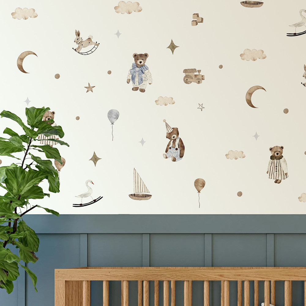 Adesivos de Parede Boho Vintag - Baby Nursery Vintage Decor avaliação e preço