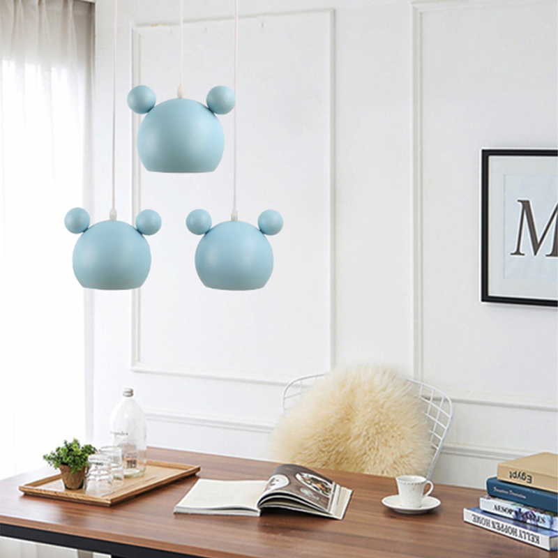 Moderno mickey luzes pingente  - Baby Nursery Light avaliação e preço