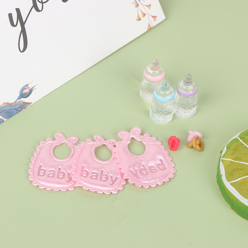 Miniatura Mamadeiras e Chupeta - Baby Nursery Items avaliação e preço