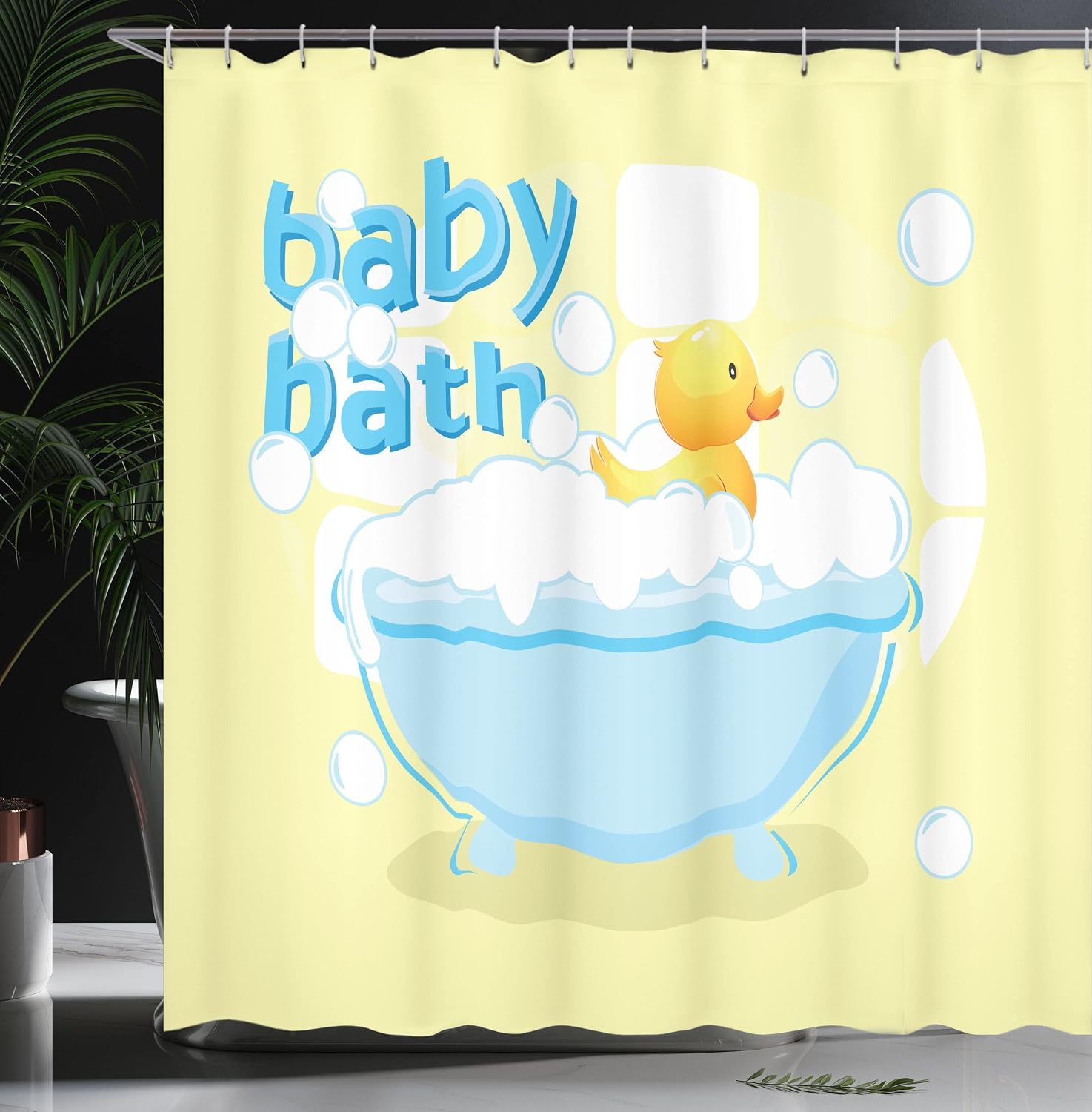 Cortina de Banho Amarela para  - Baby Nursery Curtains avaliação e preço