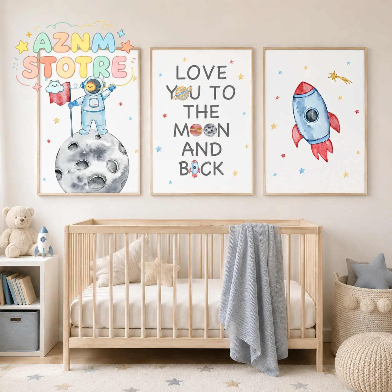 Arte de Parede para Quarto de  - Baby Boy Nursery Quotes avaliação e preço
