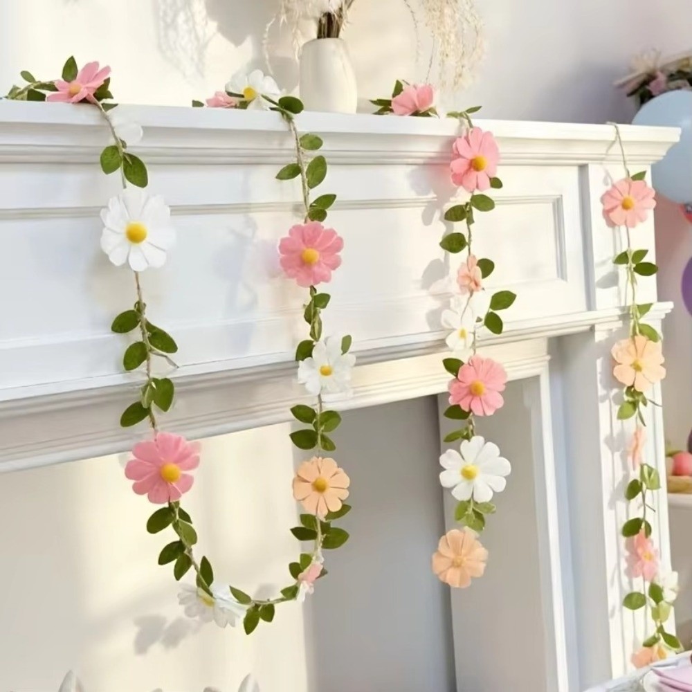 Guirlanda de margaridas de fel - Baby Nursery Garland avaliação e preço