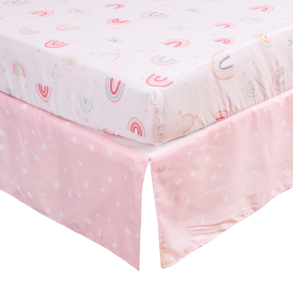 3 pçs arco-íris bebê infantil  - Baby Nursery Bedding avaliação e preço