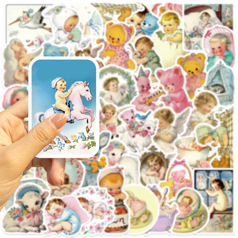 50 Adesivos Vintage para Bebês - Baby Nursery Vintage Decor avaliação e preço