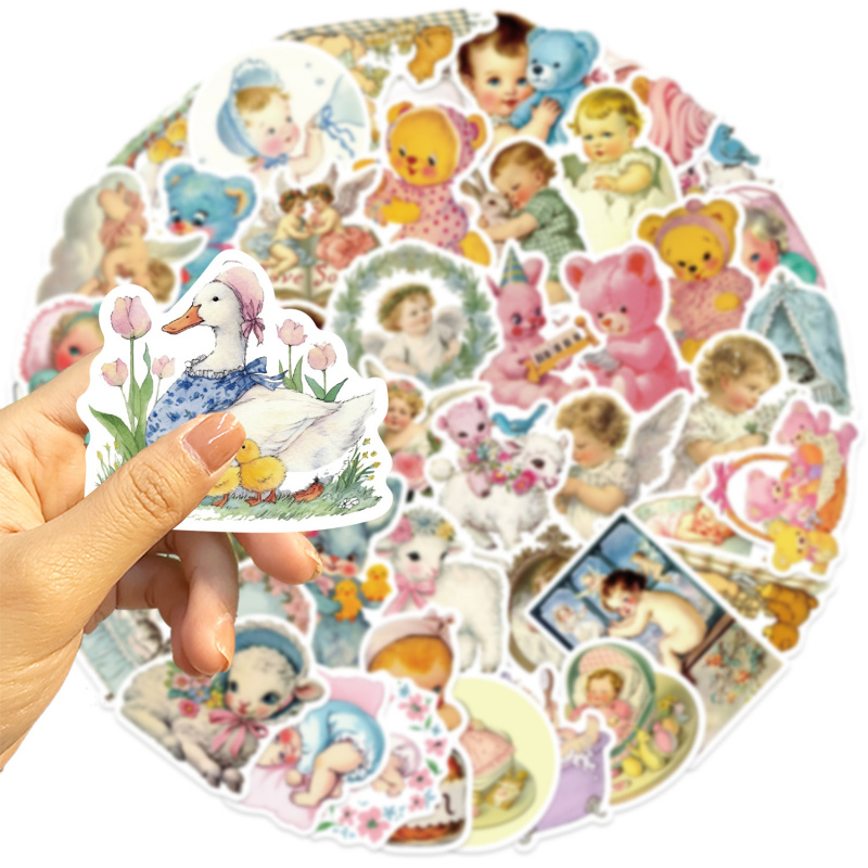 50 Adesivos Vintage para Bebês - Baby Nursery Vintage Decor avaliação e preço