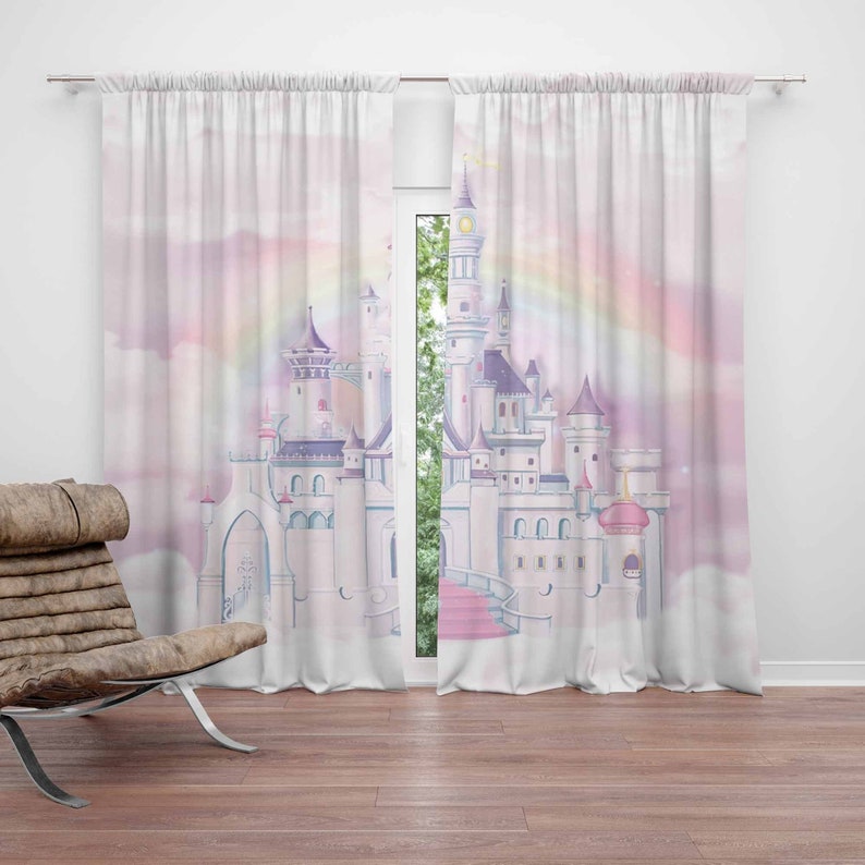 Princesa castelo berçário cort - Baby Nursery Curtains avaliação e preço