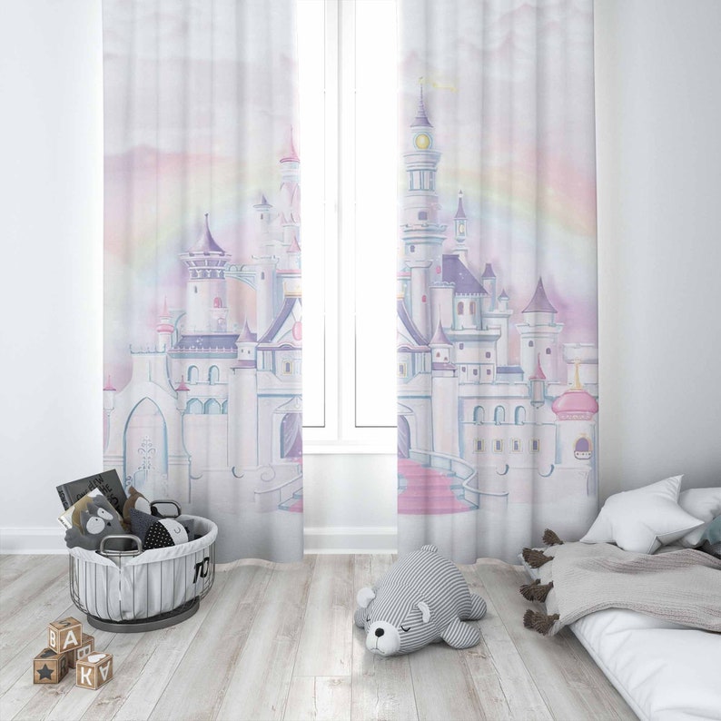 Princesa castelo berçário cort - Baby Nursery Curtains avaliação e preço