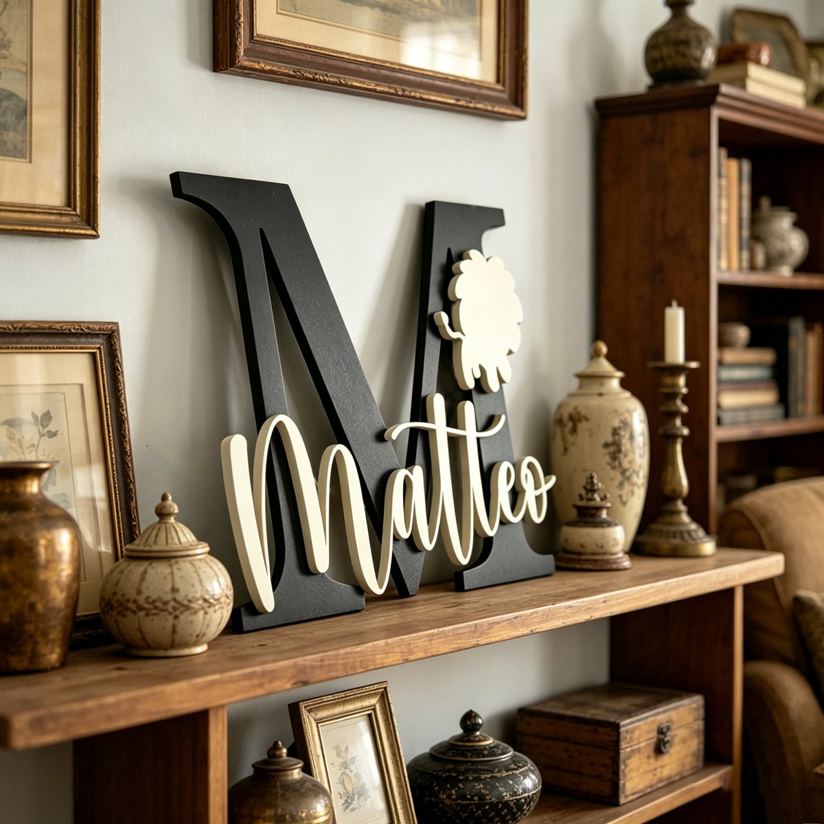 Placa de Nome de Leão Personal - Baby Nursery Decorations avaliação e preço