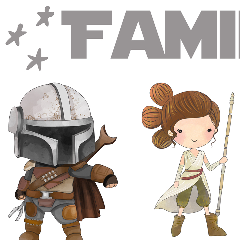 Nome da família personalizado  - Baby Yoda Nursery avaliação e preço