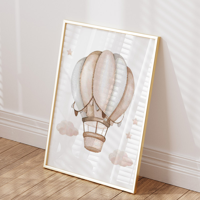 Elefante bonito balão quente l - Baby Nursery Animal Prints avaliação e preço