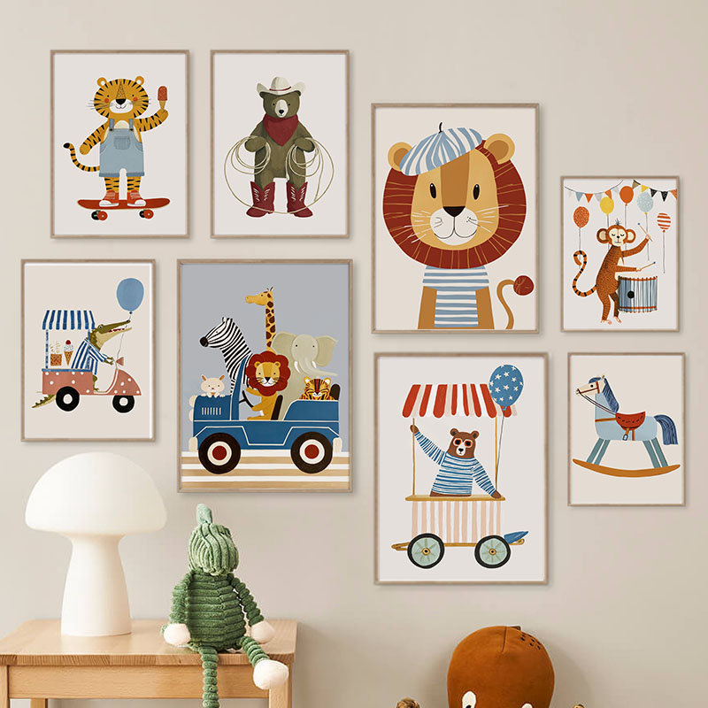 Pôsteres e Impressões de Anima - Baby Nursery Animal Prints avaliação e preço