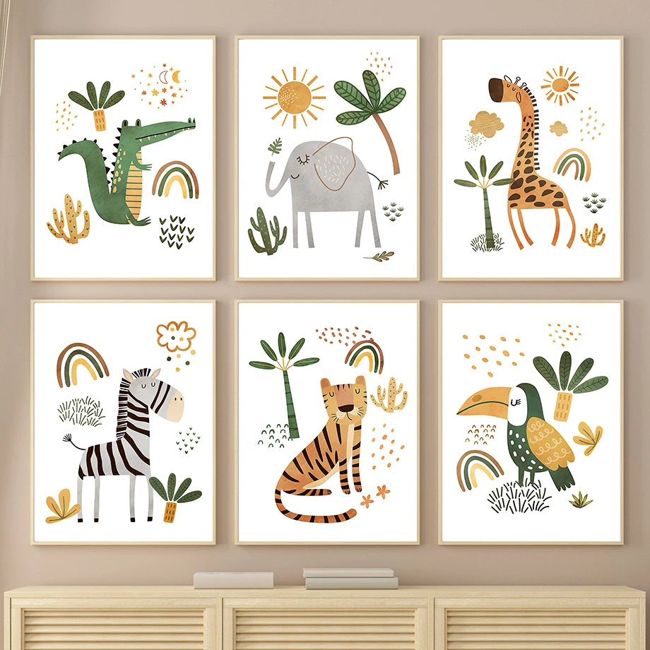 Girafa elefante tigre zebra tu - Baby Nursery Elephant avaliação e preço