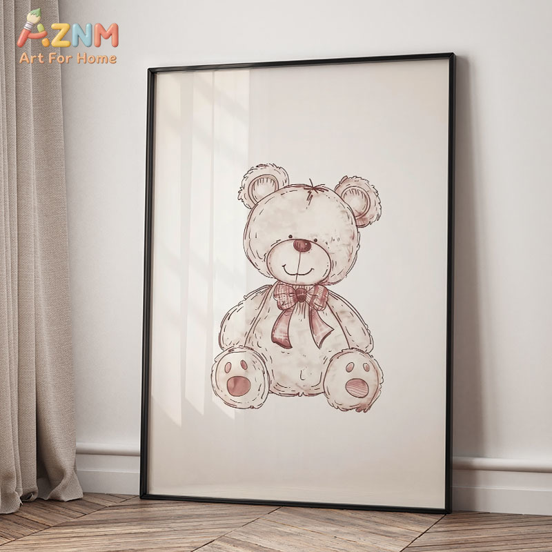 Arte de Parede em Lona Vintage - Baby Nursery Vintage Decor avaliação e preço