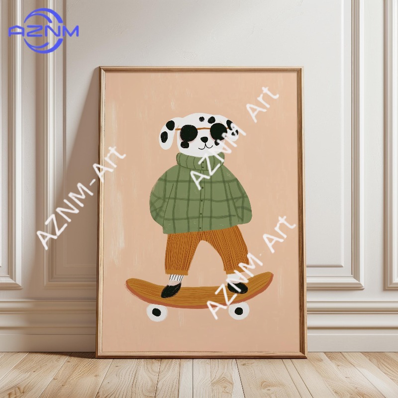 Pôster Engraçado de Animais Sk - Baby Nursery Animal Prints avaliação e preço