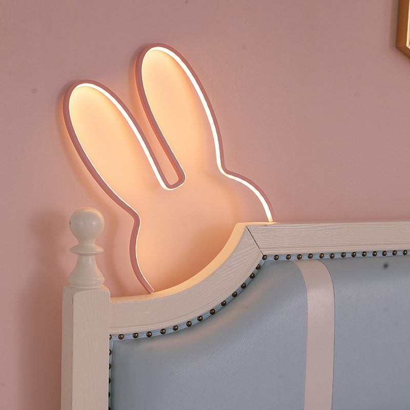 Bonito led coelho luzes de par - Baby Nursery Light avaliação e preço